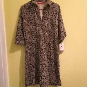 Brown Liz Lange maternity dress size S